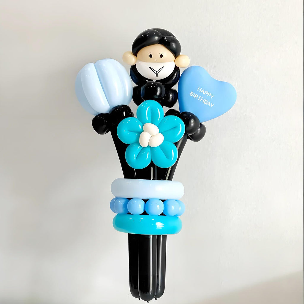 260 Black Long Balloons for Balloon Garland Thickening Skinny Latex Twisting Animals Modeling Christmas Birthday Wedding Party Festival Decorations 100pcs