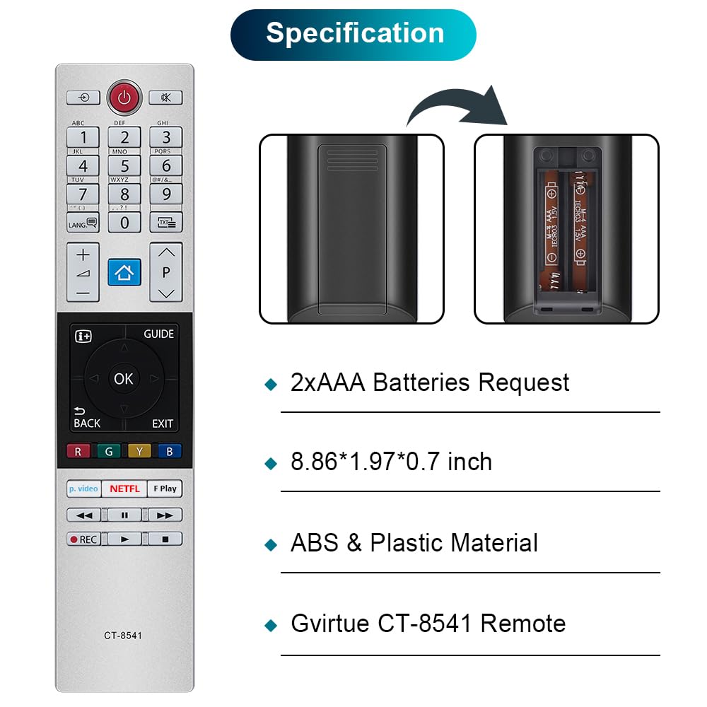 for-LG-Magic-Remote, Gvirtue Solar Voice Remote Control for-LG-Smart TV