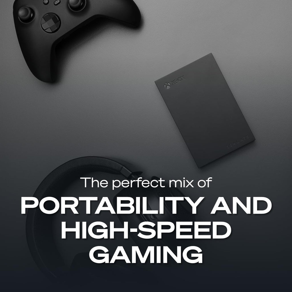 Seagate FireCuda Gaming Hard Drive 2TB, External Hard Drive HDD, USB 3/2, RGB LED lighting, Data Rescue Services (STKL2000400)