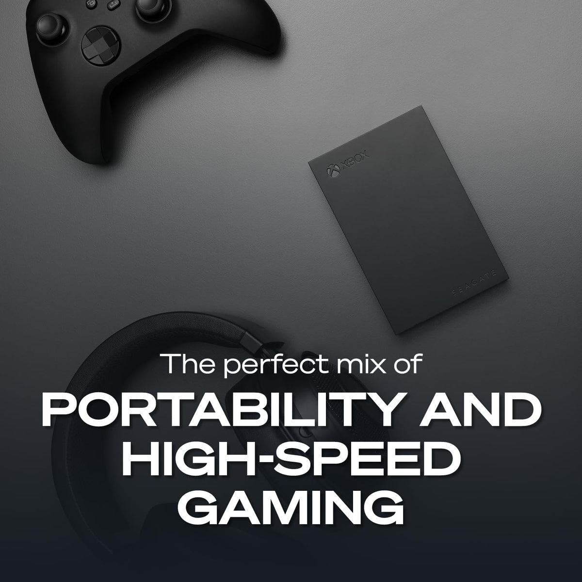 Seagate FireCuda Gaming Hard Drive 2TB, External Hard Drive HDD, USB 3/2, RGB LED lighting, Data Rescue Services (STKL2000400)