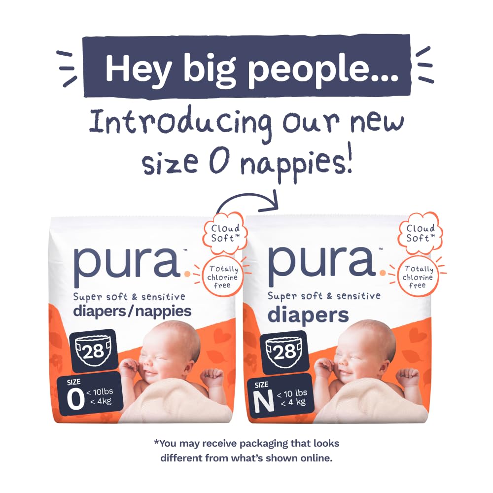Pura Nappy Size 5 (11–16kg) 132 Count Sensitive Skin