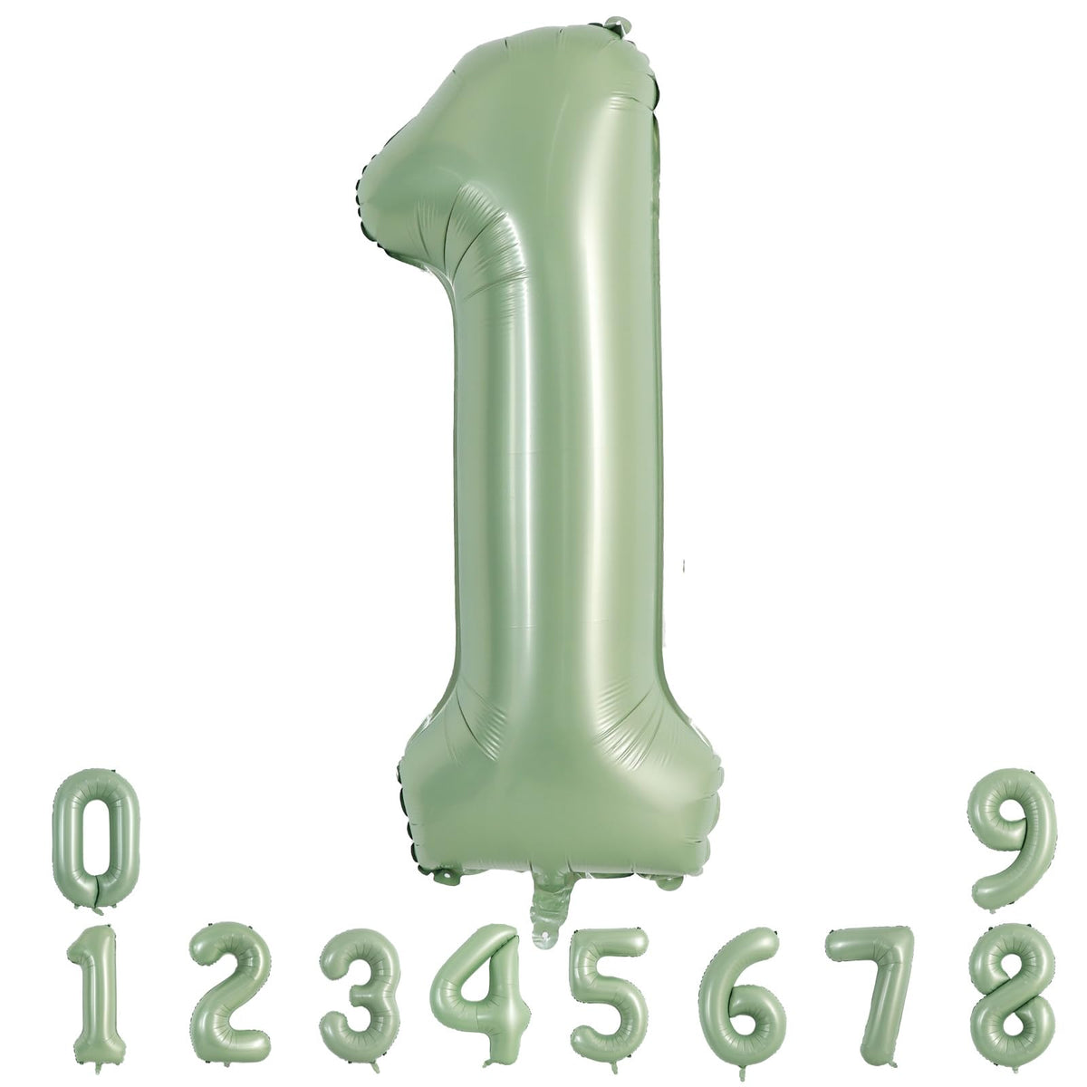 TONIFUL 40 Inch Pastel Purple Number 1 Balloon – Big Lilac Mylar Foil Number Balloons for Anniversary Girl's 1st Birthday, Lavender Gender Neutral Baby Shower, Butterfly Theme Party Decorations