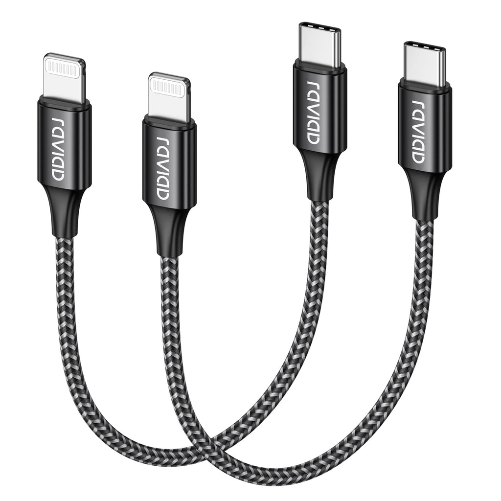 RAVIAD Extra Long USB C to Lightning Cable 3M 2Pack [MFi Certified]