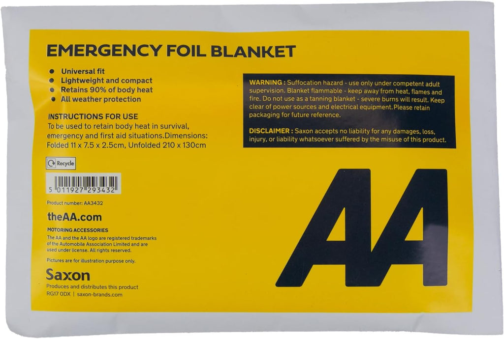 AA Winter Car Kit with Folding Snow Shovel