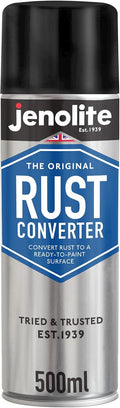 JENOLITE Rust Converter Spray 500ml - Aerosol Rust Treatment for Metal