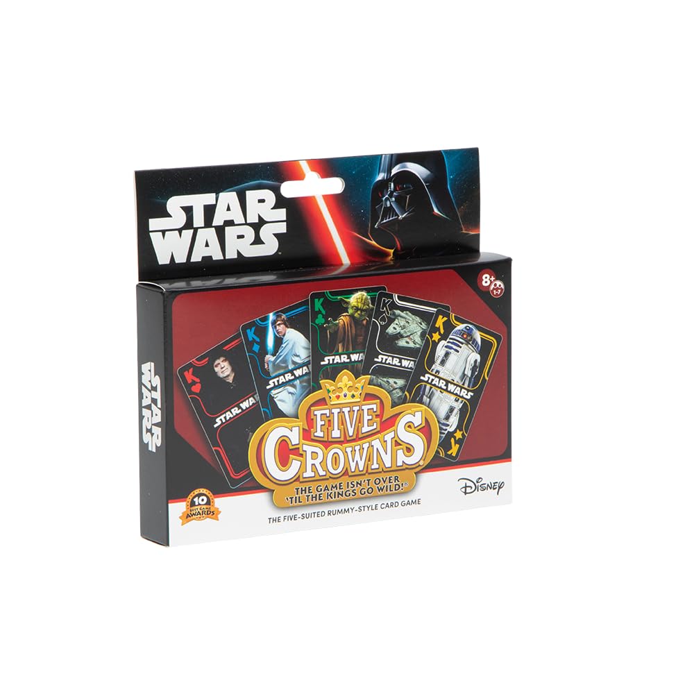 Five Crowns Rummy Style Card Game for Kids and Adults, Family Game Night
