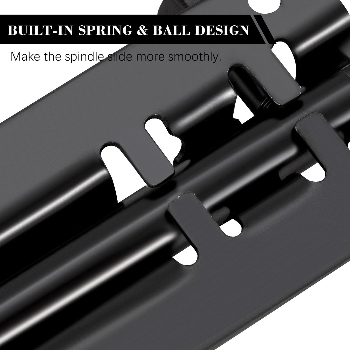 Door Lock Bolts 3"(75mm), 304 Stainless Steel Door Latch Slide Bolts Lock with Screws for Bathroom Bedroom Shed Garden Toilet, 3 Inch