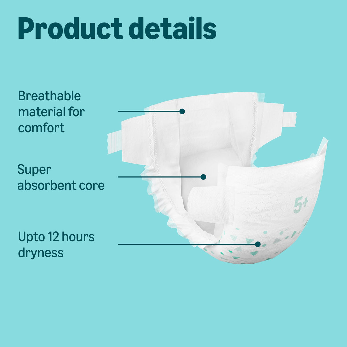 by Amazon Nappies - Size 2 (3-6kg) - 102 count (3 Packs of 34)