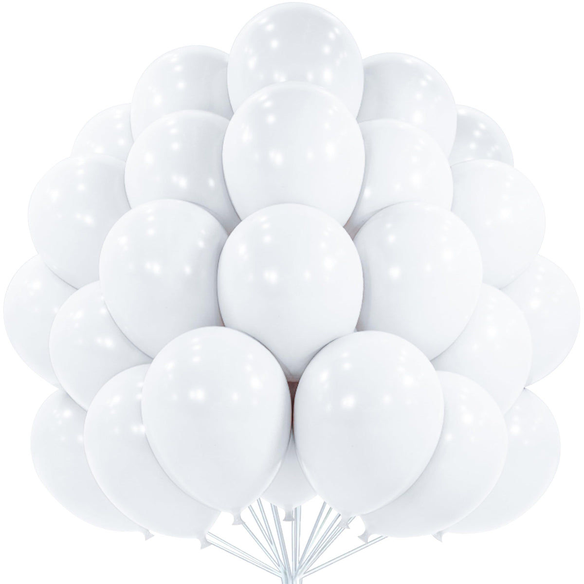 PartyWoo Light Blue Balloons 101pcs Baby Pastel Sky Aqua Blue Color 12 Inch