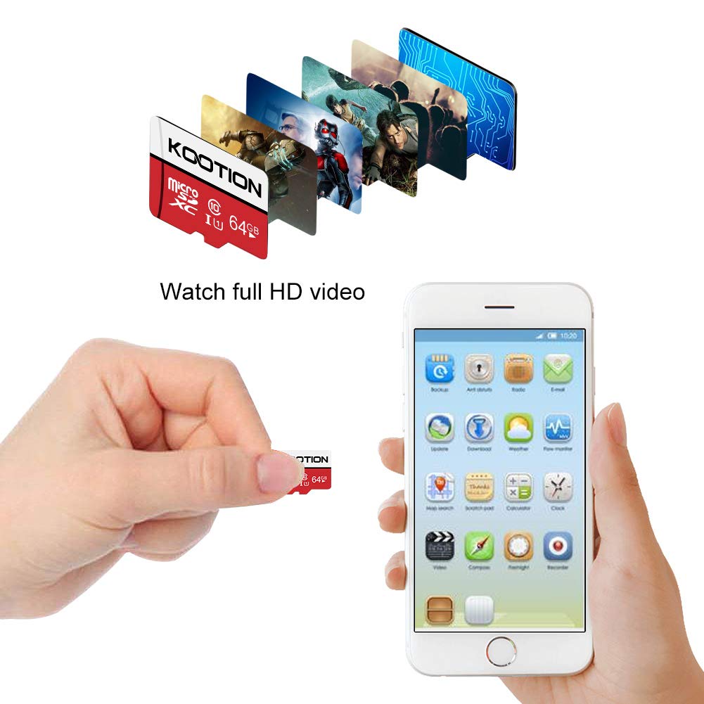 KOOTION Micro SD Card 32GB 5 Pack MicroSDHC UHS-I Memory Card Class 10 High Speed Micro SD Card, C10, U1