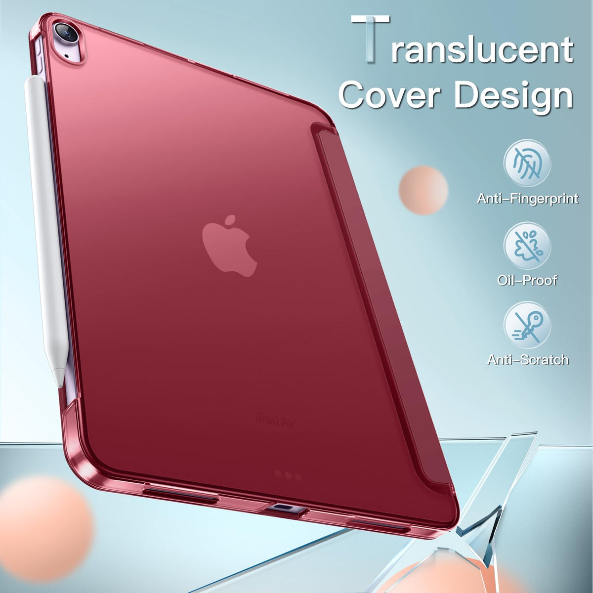 JETech Case for iPad Air 11" M4/M3/M2 & iPad Air 5/4 10.9", Starlight