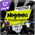 Pampers Ninjamas Boys Pyjama Pants, 54 Count, Age 8-12 Years