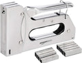 Amazon Basics Heavy Duty Stapler Gun with 1000 Staples, for Upholstery, Home Repairs, Carpentry and other Professional Projects, Silver