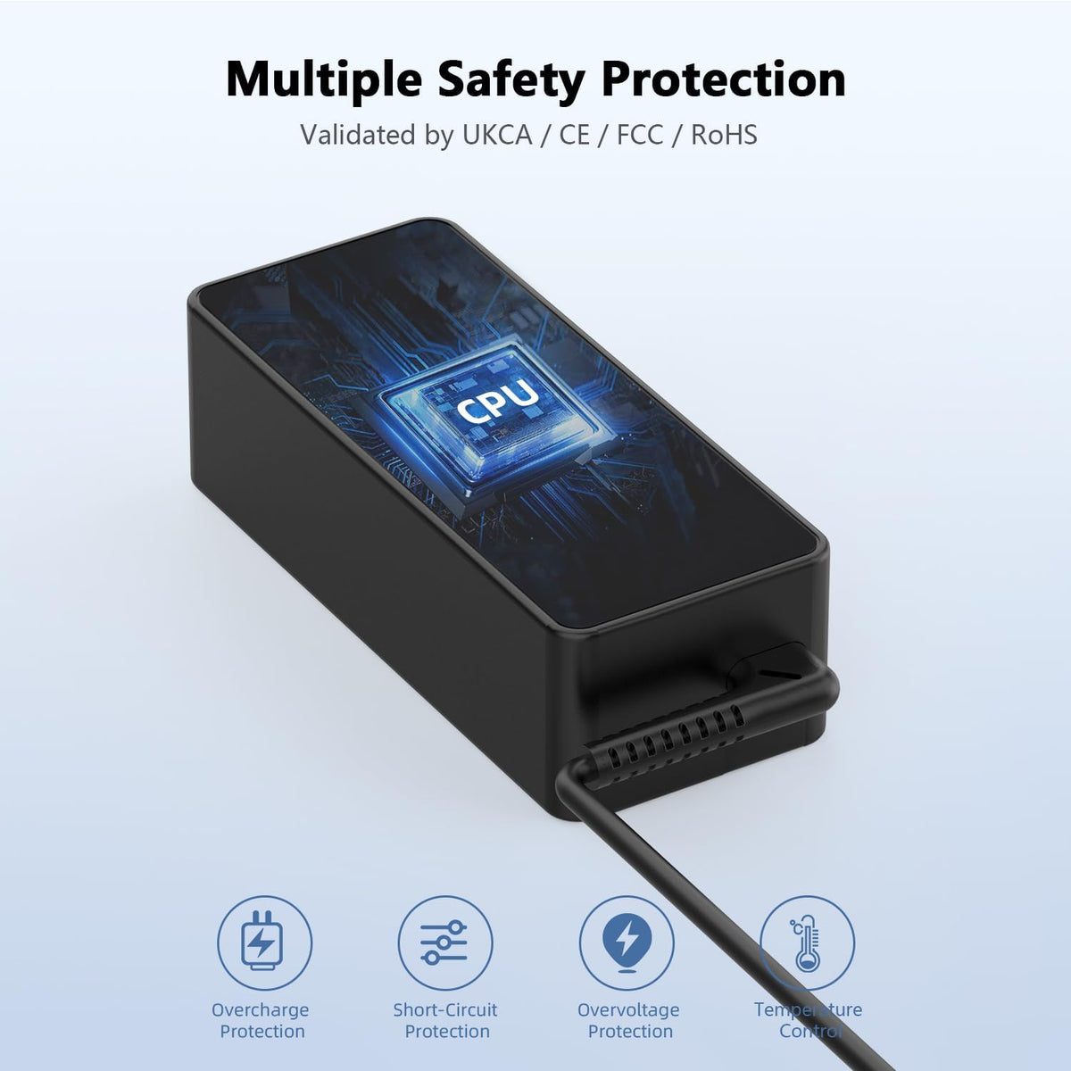 USB C Laptop Charger 45W Compatible with Acer HP Asus Lenovo Chromebook