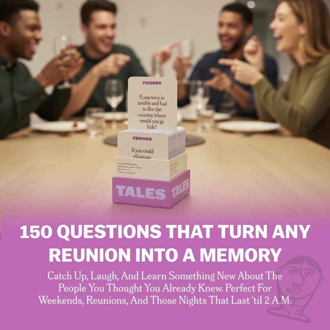 TALES 150 Conversation Cards, Family Edition, Create Meaningful Connections
