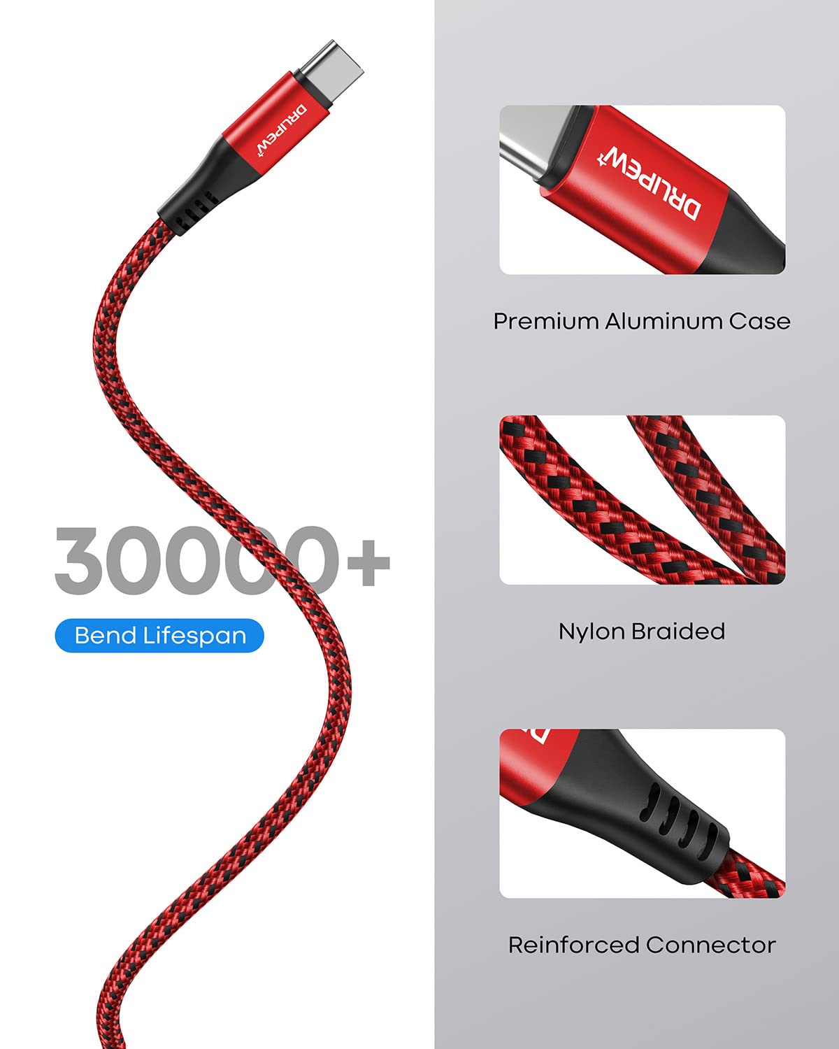 USB C Charger Cable 3M 3Pack,Extra Long USB to USB C Fast Charging Cable Braided,3A USB Type C Lead Fast Charge Compatible with Samsung Galaxy S21 S22 Plus S23 S20 S10,A54 A21s A20e,Xperia,PS5,Switch