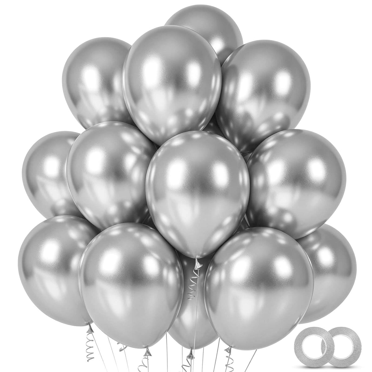 ASIYUHY Yellow Balloon 12 inch 100 Pack Thick Latex Helium Balloons