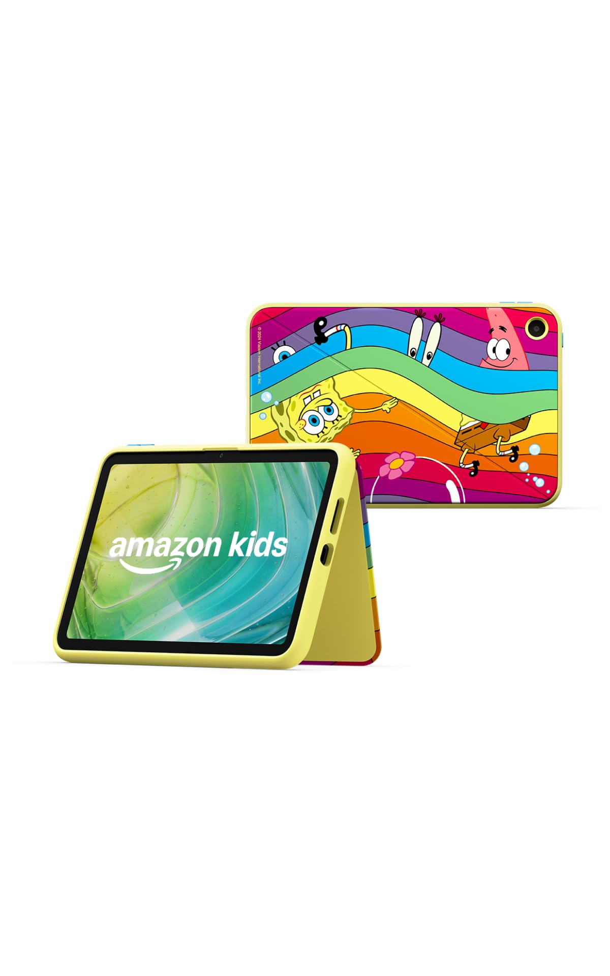 Amazon Kids Tablet 11 (newest gen) ages 6+, 11" 2.5K display, all-day battery, plus 1 year of Kids+ with videos, apps, games and books, slim hard case included (SpongeBob and Patrick)