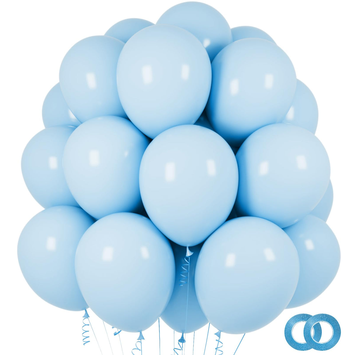 ASIYUHY Yellow Balloon 12 inch 100 Pack Thick Latex Helium Balloons