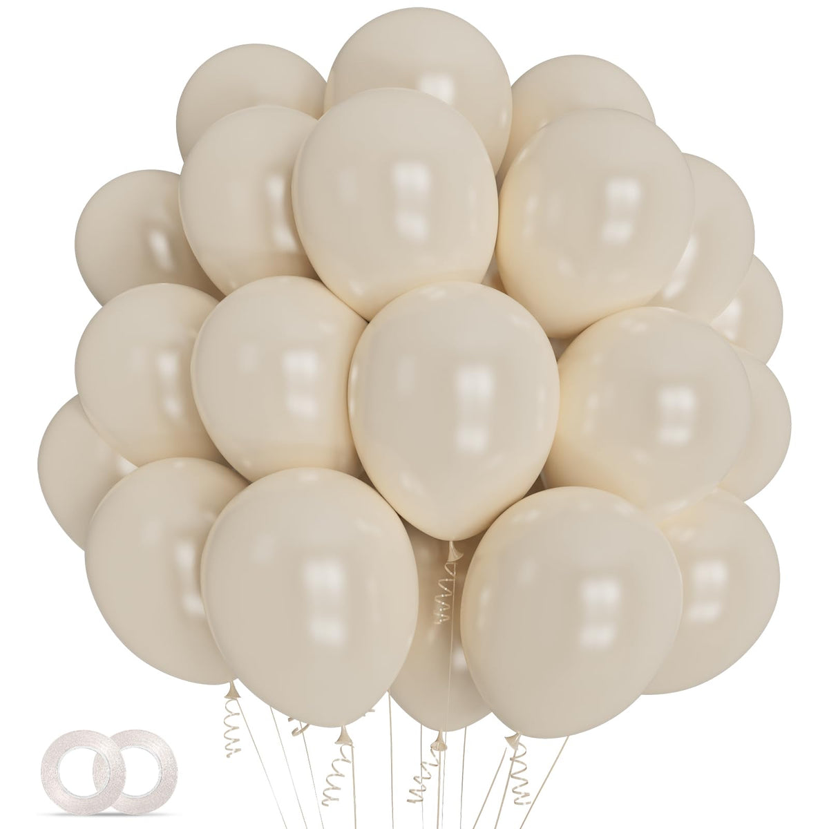 ASIYUHY Yellow Balloon 12 inch 100 Pack Thick Latex Helium Balloons