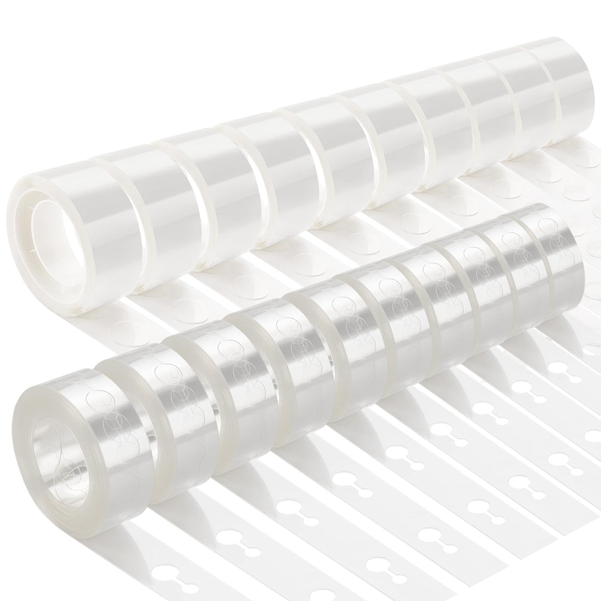 KICNIC Balloon Arch Strip Kit, 82 ft Tape Strips, 500 Glue Point Dots