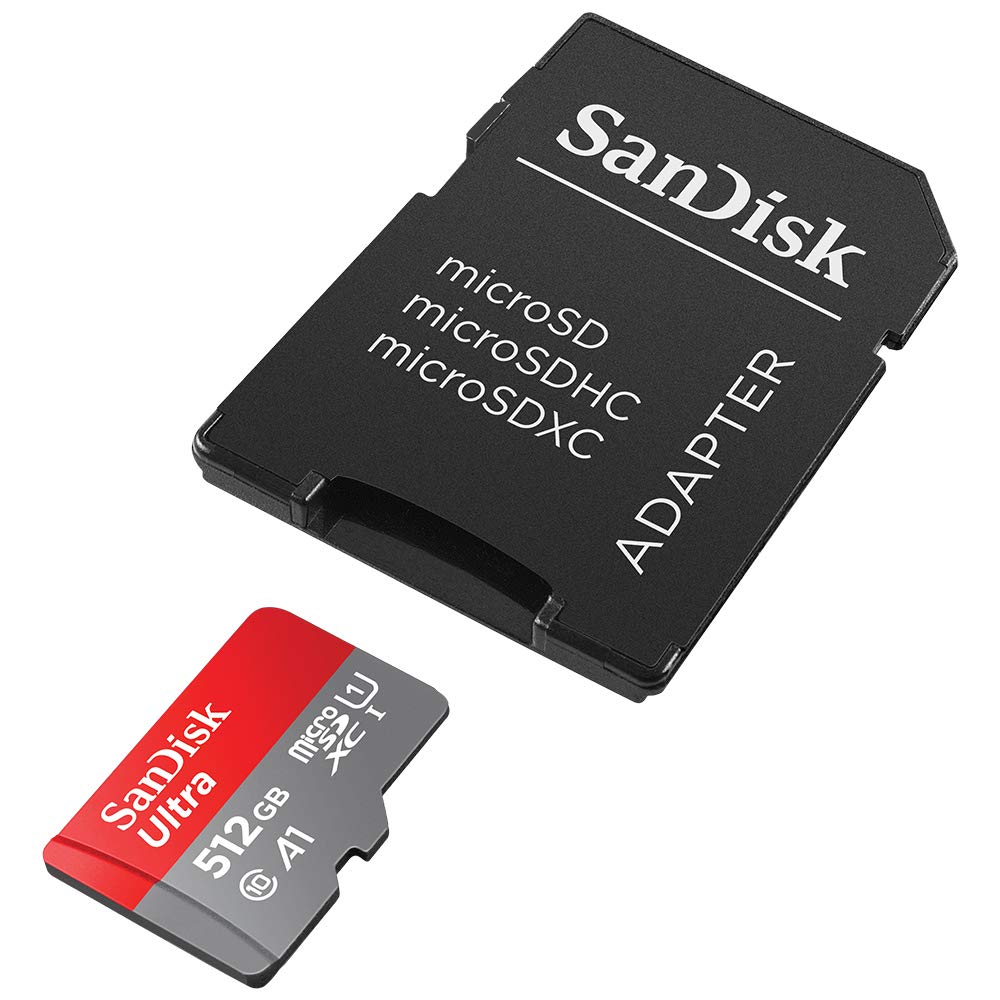 SanDisk 64GB Ultra microSDXC card for Chromebook + SD adapter up to 140 MB/s with A1 App Performance UHS-I Class 10 U1 (Pack of 2)