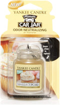 Yankee Candle Car Jar Ultimate Air Freshener | Vanilla Cupcake | Lasts up to 4 Weeks