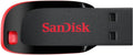SANDISK Cruzer Blade 64GB, USB-A Flash Drive, Black