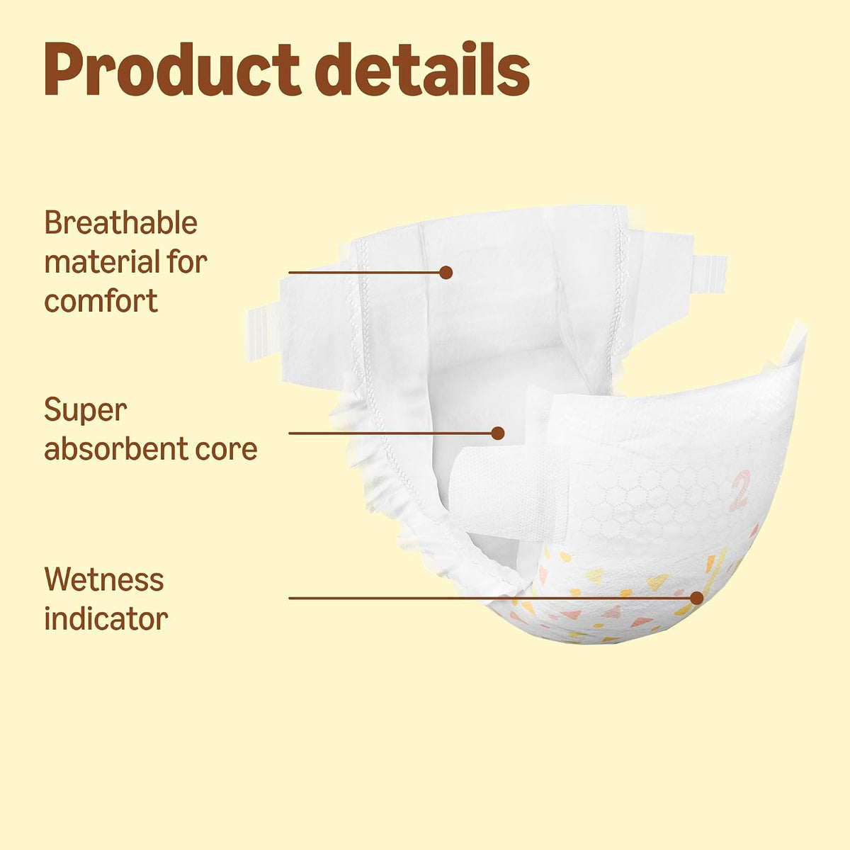by Amazon Nappies - Size 2 (3-6kg) - 102 count (3 Packs of 34)