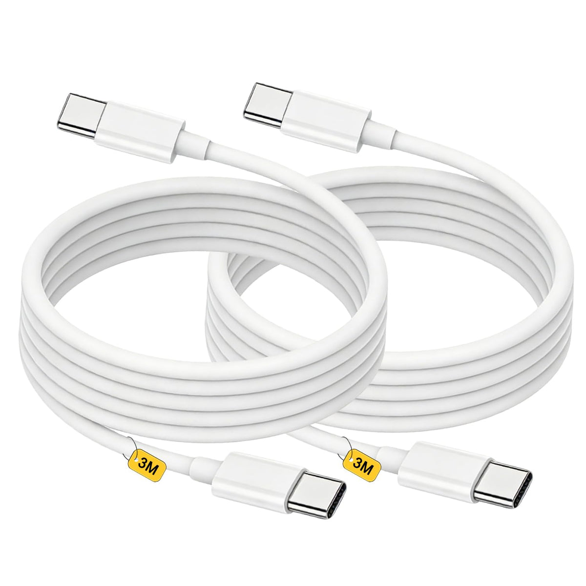 USB C to USB C Charger Cable,3M Long i Phone Type C Charging Lead 2Pack Fast Charging Wire USBC Charger Cables for iPhone 17 Pro Max/17 Air/16/16 e/16 Pro/15 Plus, iPad Pro/Air/Mini,Mac