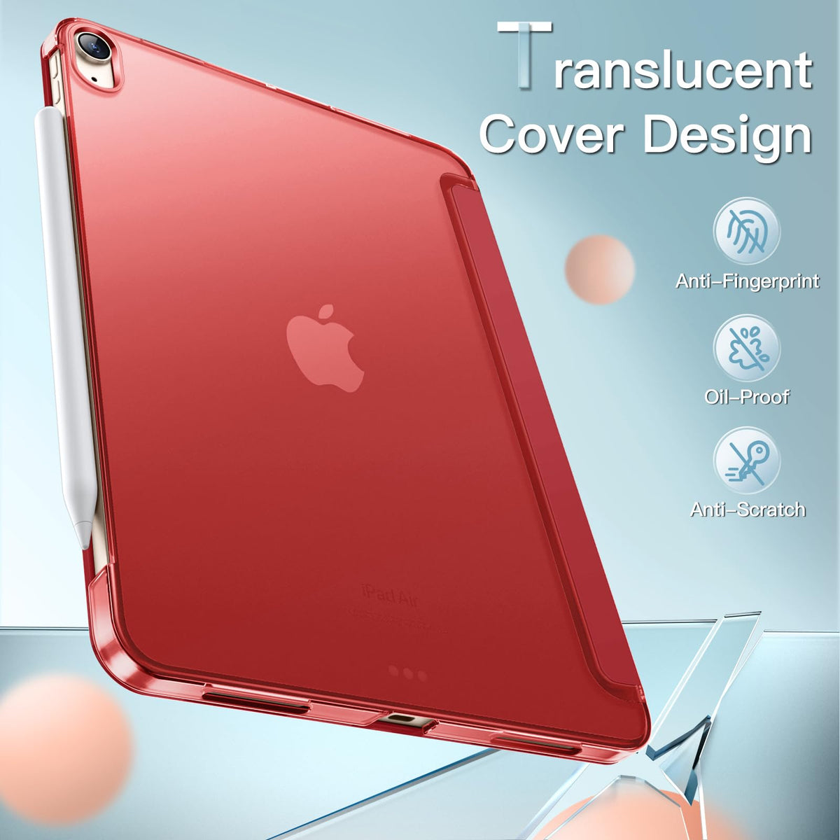JETech Case for iPad Air 11" M4/M3/M2 & iPad Air 5/4 10.9", Starlight
