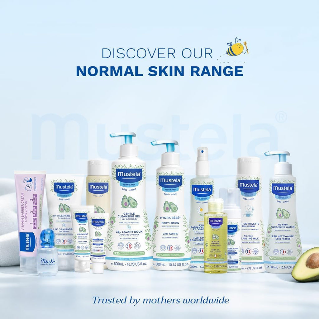 Mustela Gentle Cleansing Gel, 500 ml (Pack of 1)
