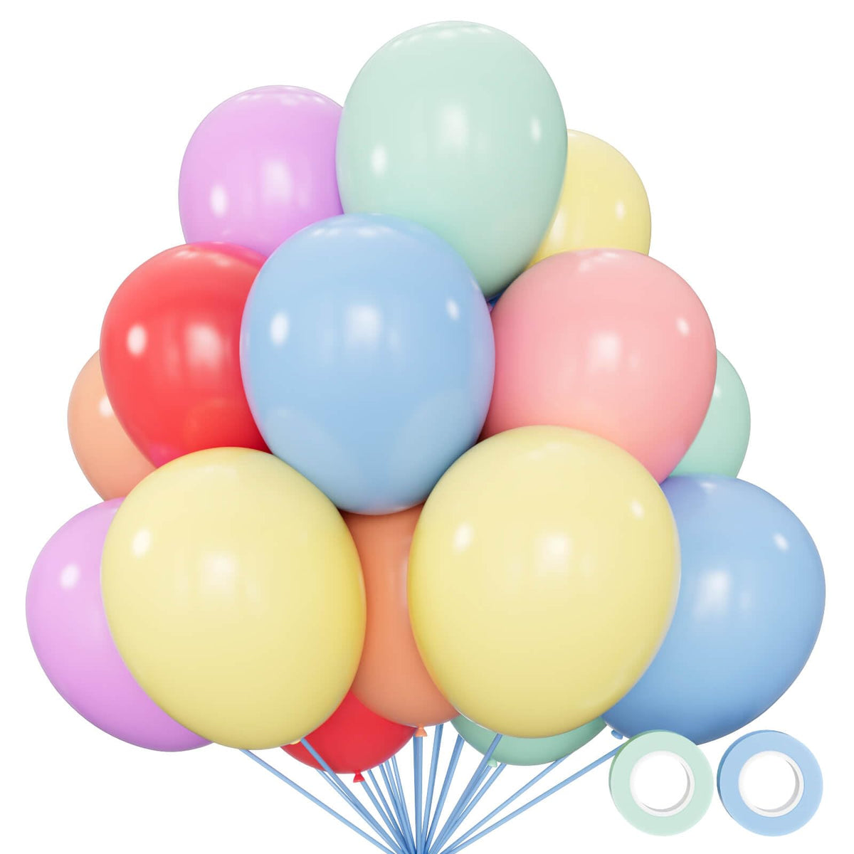 110pcs Black Balloon 12 inch, Black Latex Balloons for Birthday Party Baby Shower Wedding(with 2 Ribbons).