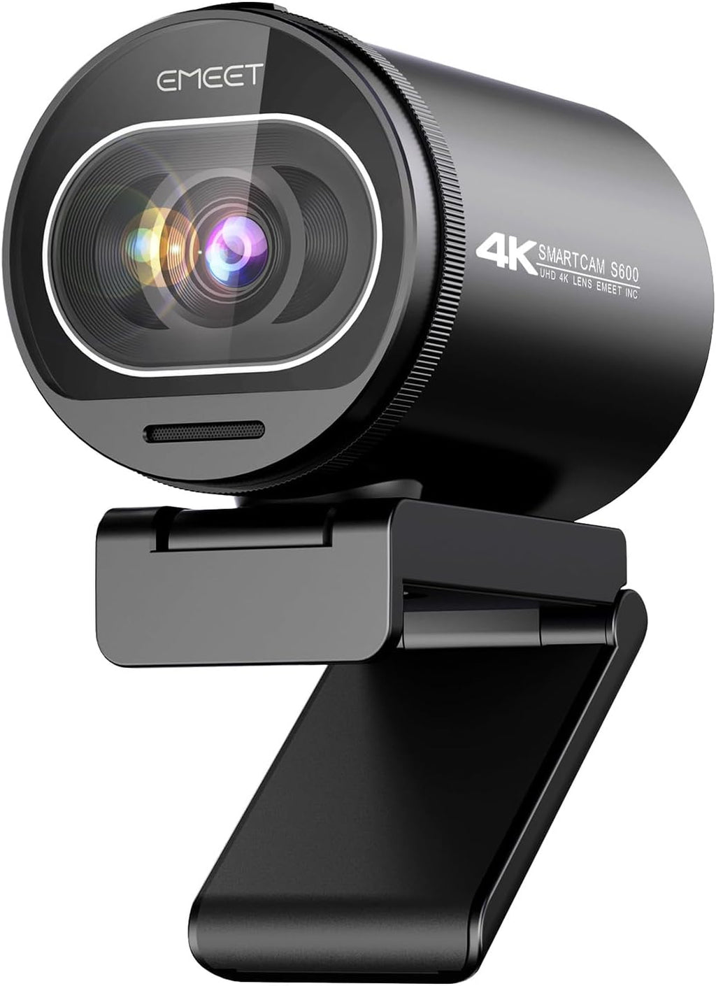 EMEET S600 4K Webcam for Streaming - Sony 1/2.55'' Sensor, PDAF Autofocus, 1080P@60FPS, 2 Noise Reduction Mics, Built-in Privacy Cover, 73° FOV, Streaming Camera for Live Commerce/Gaming/Beauty