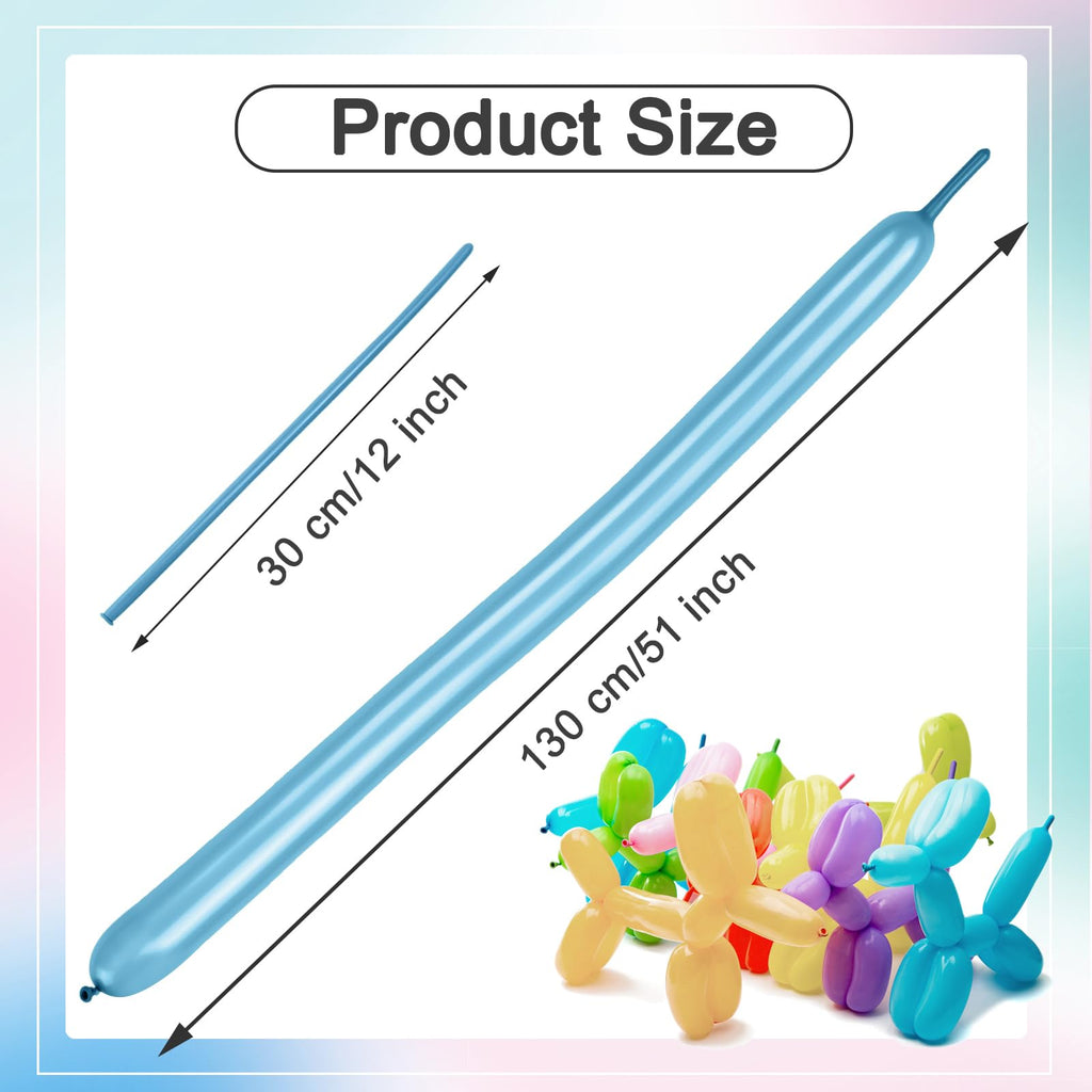 260 Balloons - Clear Long Balloons for Tying Balloon Arch & Balloon Ties