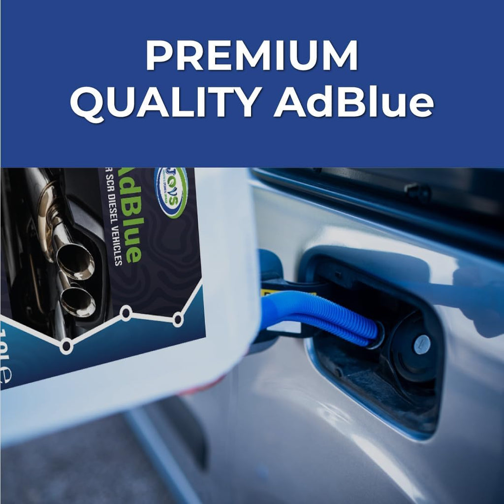 JOVS AdBlue 2 X 10 Litre with Spout – Diesel Exhaust Fluid Additive for SCR-Equipped Vehicles - Crystal Clean Diesel Treatment Fluid, ISO 22241 Compliant, Injected into Engine Exhaust Gases – DEF