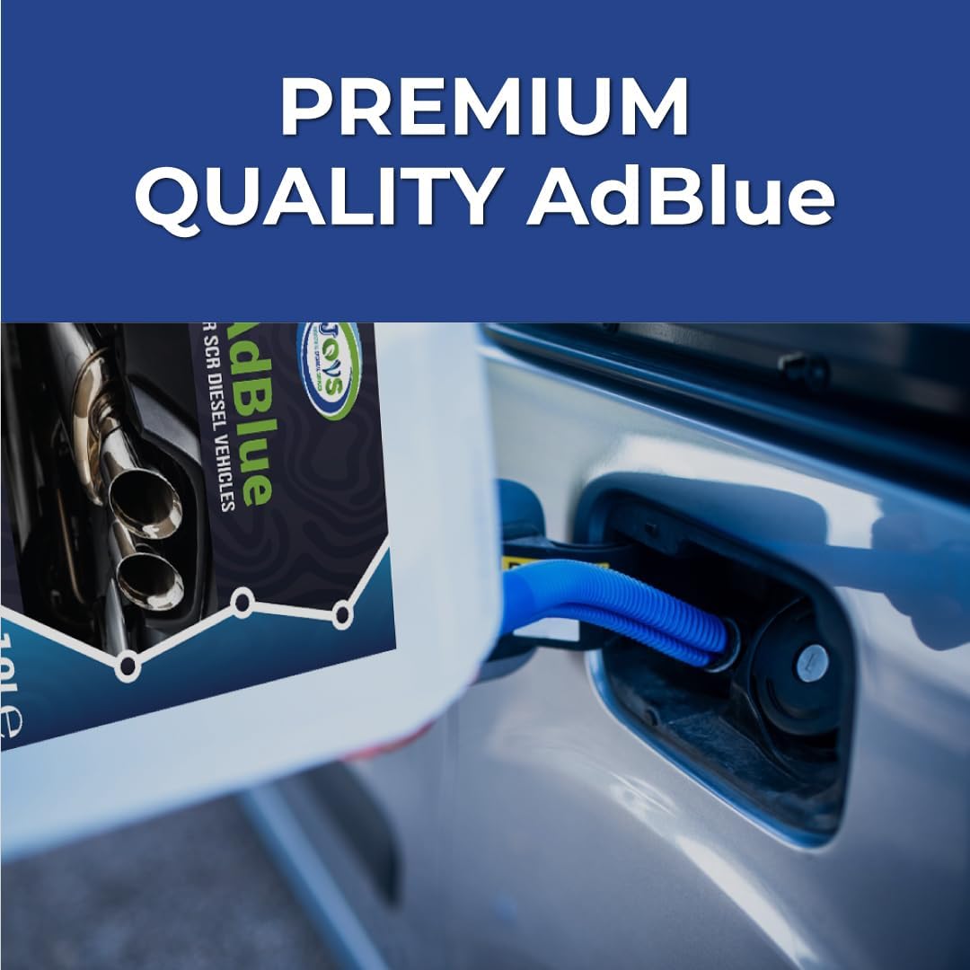 JOVS AdBlue 2 X 10 Litre with Spout – Diesel Exhaust Fluid Additive for SCR-Equipped Vehicles - Crystal Clean Diesel Treatment Fluid, ISO 22241 Compliant, Injected into Engine Exhaust Gases – DEF