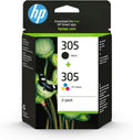 HP 305 Black & Tri-colour Original Ink Cartridges 2-Pack