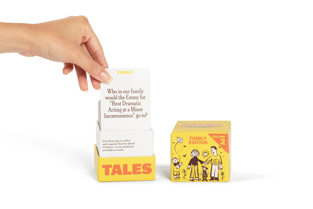 TALES 150 Conversation Cards, Family Edition, Create Meaningful Connections