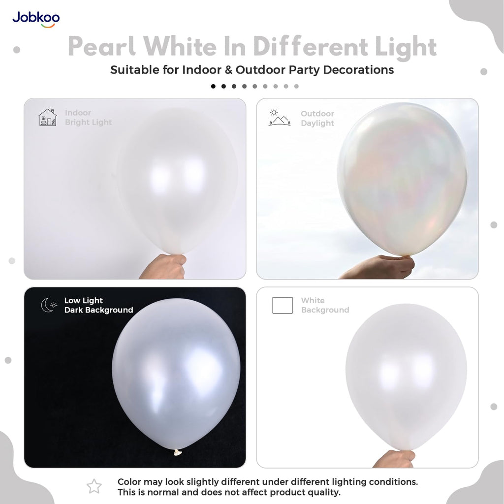 Jobkoo Dusty Pink Balloons, 12 Inch 50 Pcs Boho Blush Pink Latex Balloon