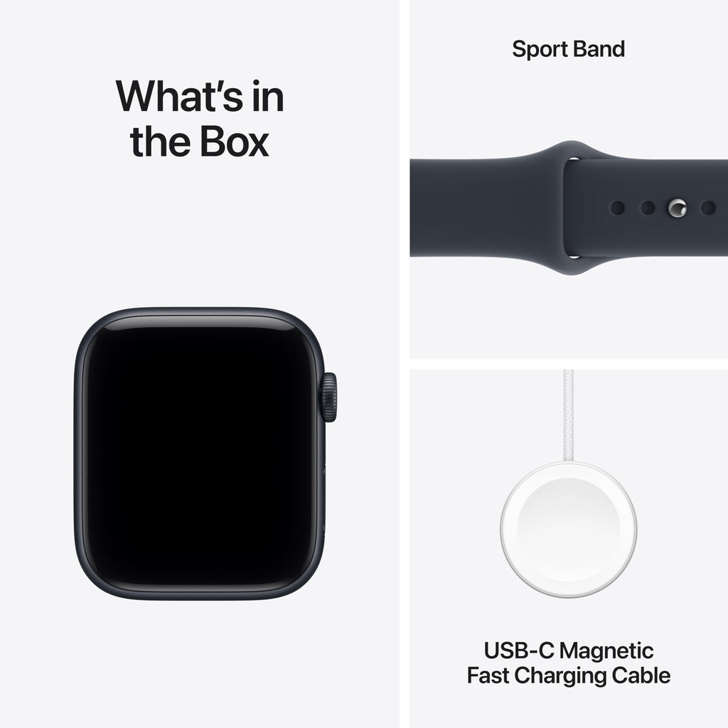 Apple Watch SE 3 GPS 40mm Smartwatch with Starlight Aluminium Case with Starlight Sport Band S/M. Fitness and Sleep Trackers, Heart Rate Monitor, Always-On Display, Water Resistant