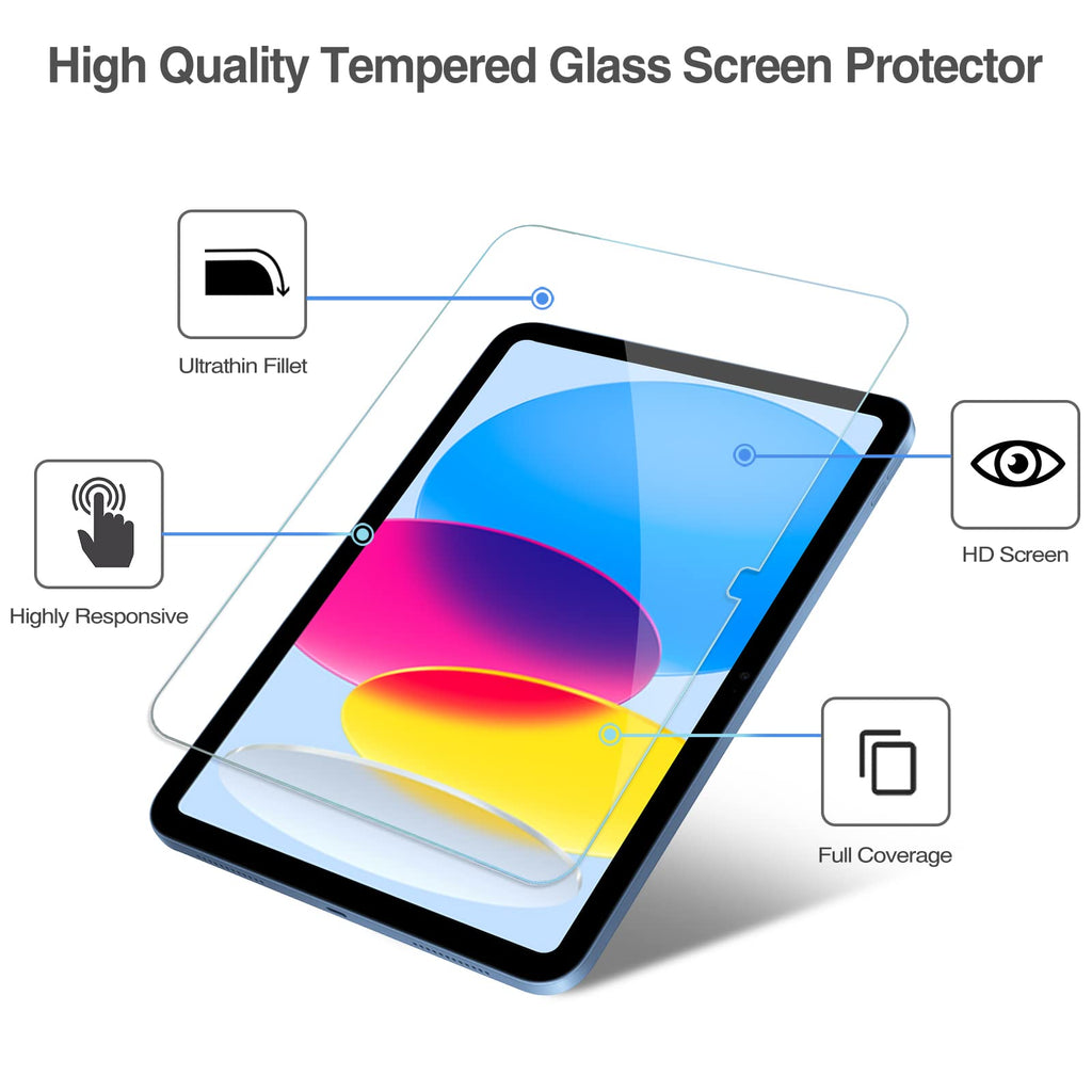 ProCase 3 Pack Screen Protector for iPad 9th 8th 7th Generation 10.2 Inch