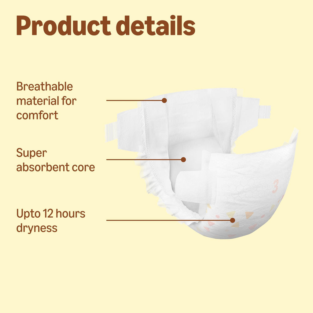 by Amazon Nappies - Size 2 (3-6kg) - 102 count (3 Packs of 34)