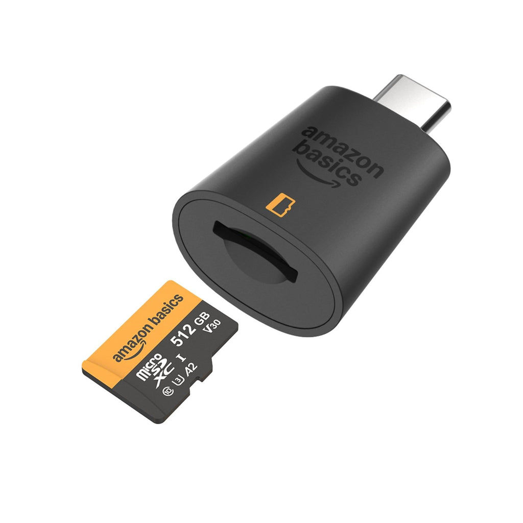 Amazon Basics microSDXC Memory Card, 64GB, A2, U3, 100MB/s Read Speed, Black, 2-Pack