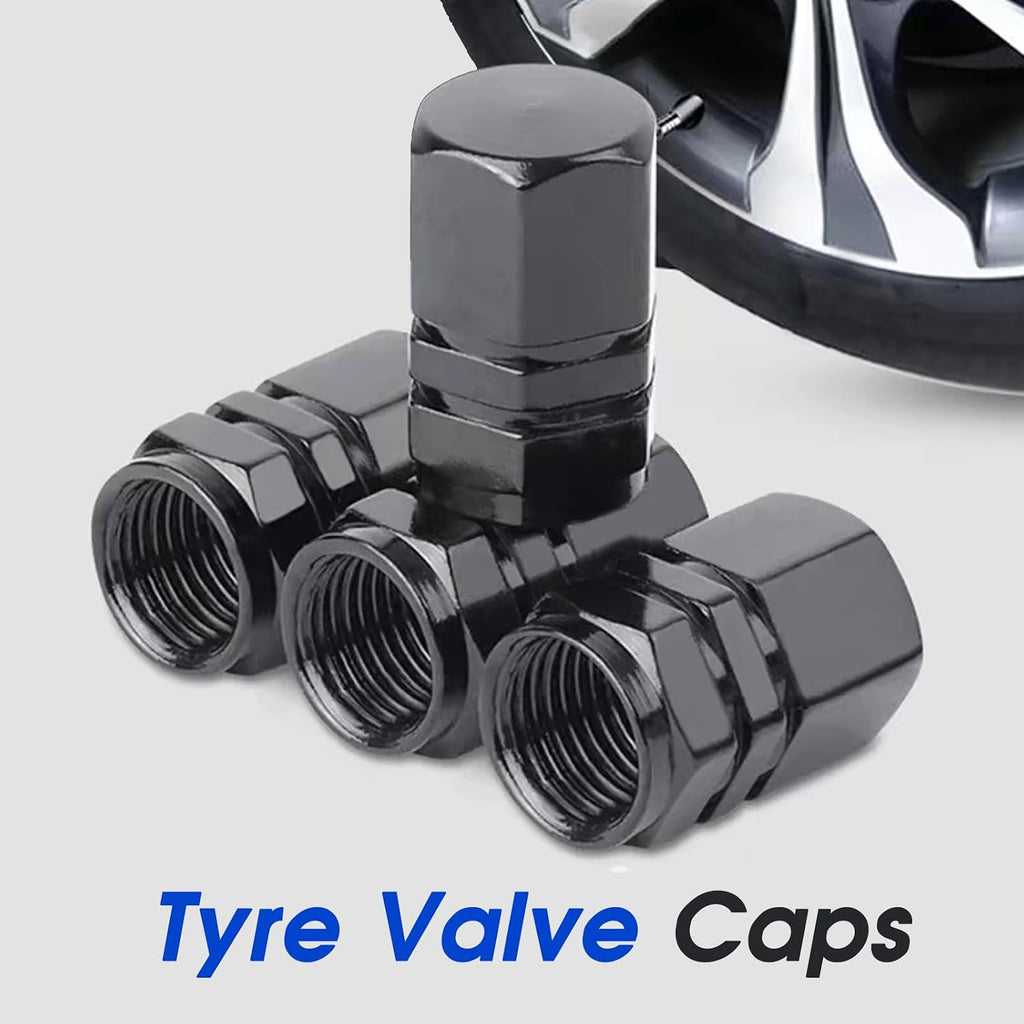 Aluminum Tire Valve Caps,8 Pcs Dustproof Stem Covers