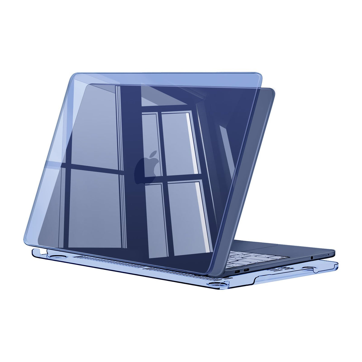 MOSISO Compatible with MacBook Air 13 inch Case 2026, Crystal Clear