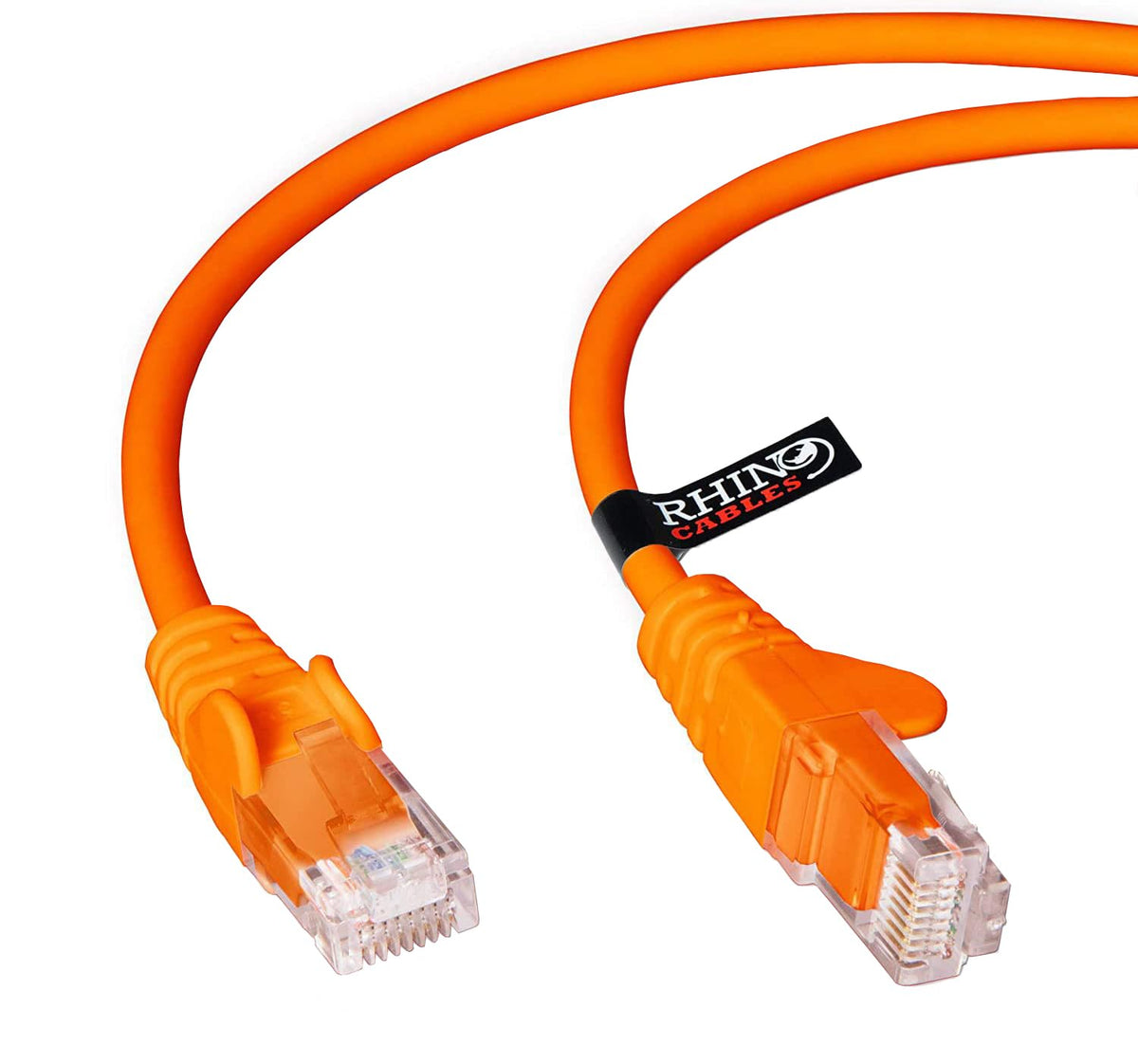 rhinocables CAT 5e High-Speed Ethernet Cable - Reliable LAN Network RJ45 Cable for Fast Internet & Data Transfer | Durable WiFi Broadband Cable for Gaming & Streaming, (20m, White, Pack of 25)
