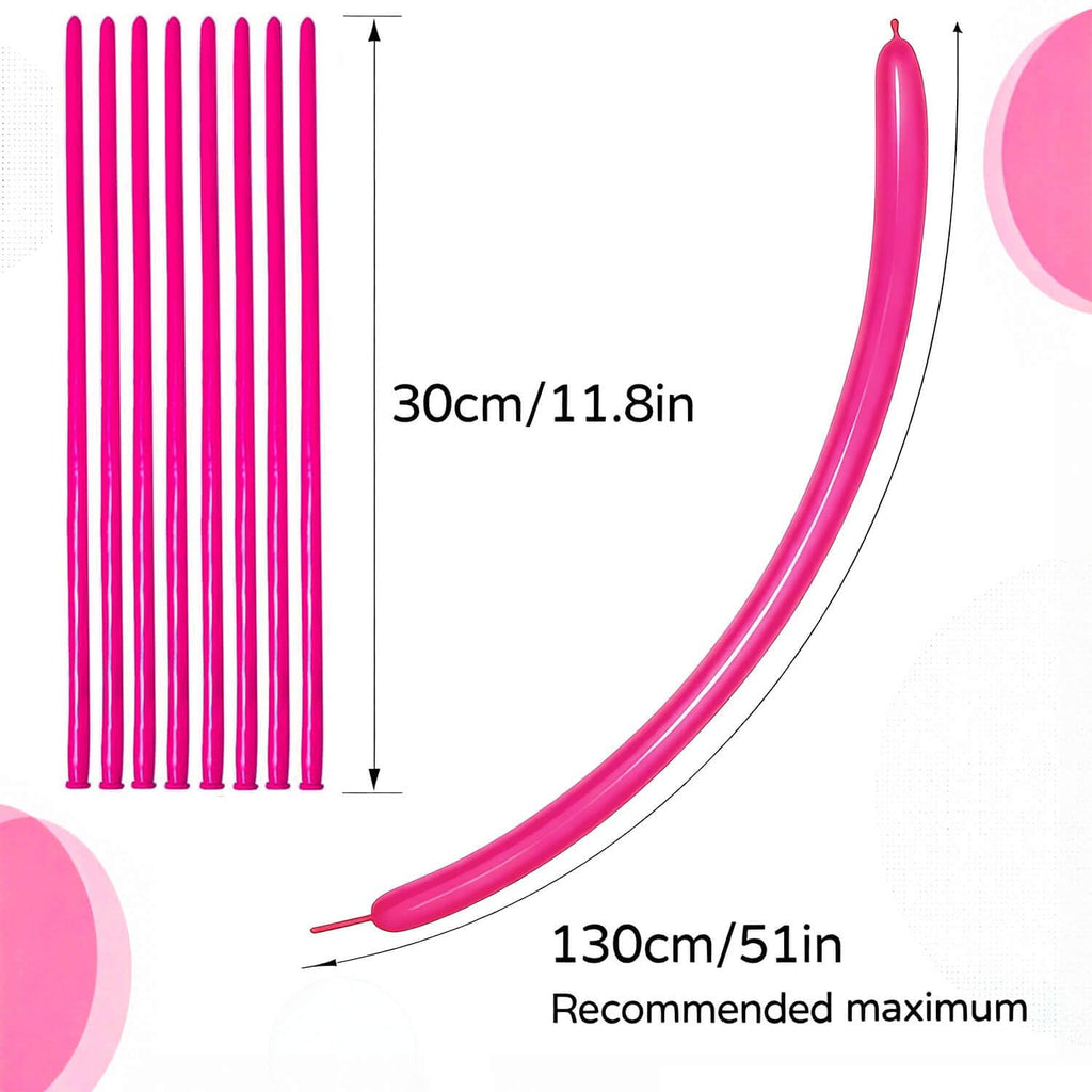 260 Black Long Balloons for Balloon Garland Thickening Skinny Latex Twisting Animals Modeling Christmas Birthday Wedding Party Festival Decorations 100pcs