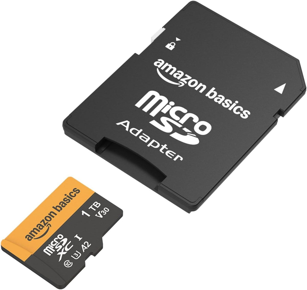 Amazon Basics 1TB Micro SD Card, Read Speed Up to 200MB/s, 1-Pack