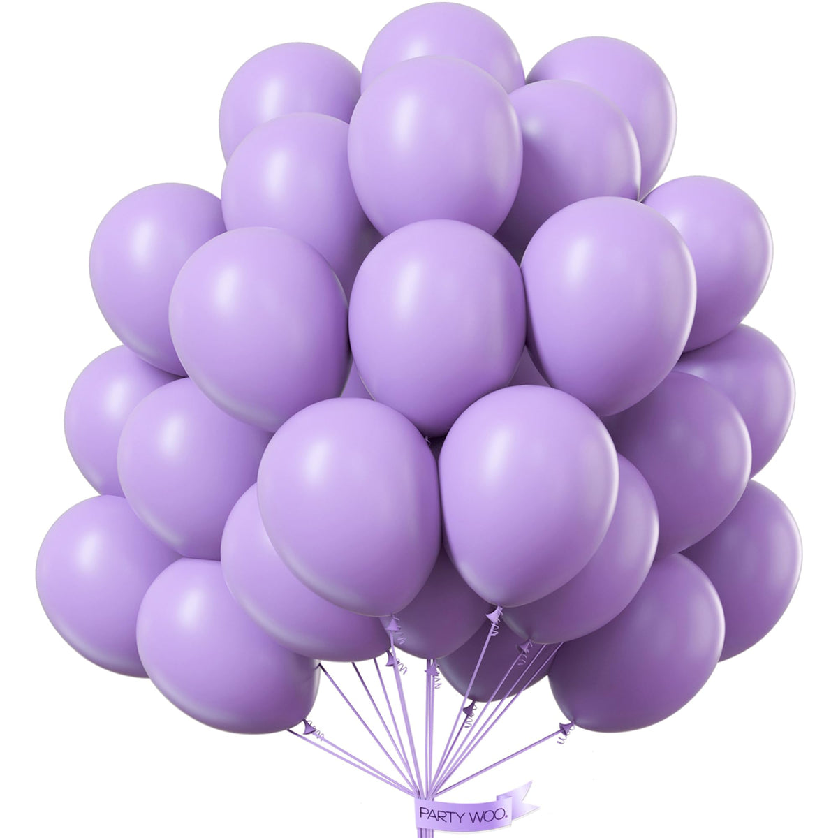 PartyWoo Light Blue Balloons 101pcs Baby Pastel Sky Aqua Blue Color 12 Inch